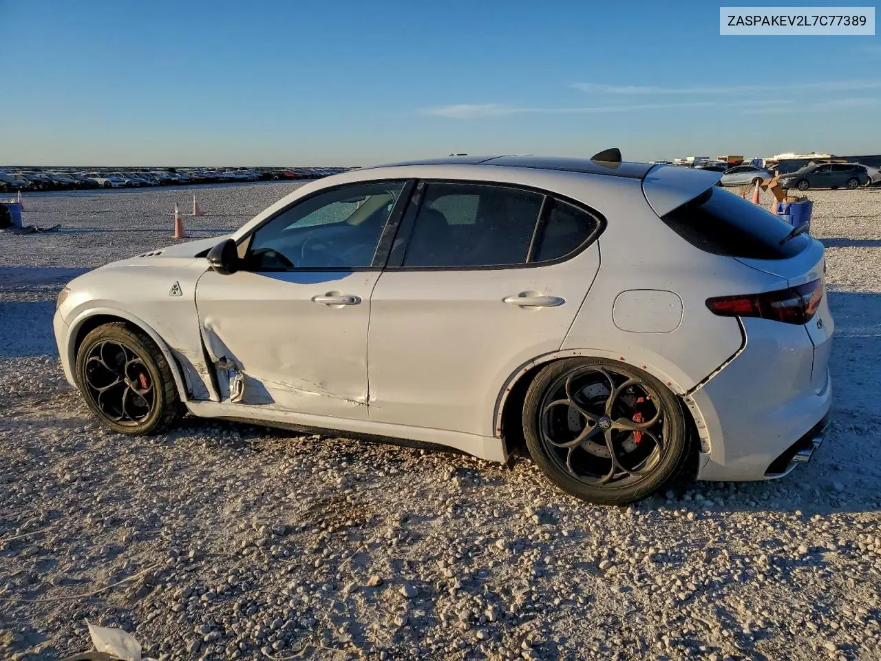 ZASPAKEV2L7C77389 2020 Alfa Romeo Stelvio Quadrifoglio