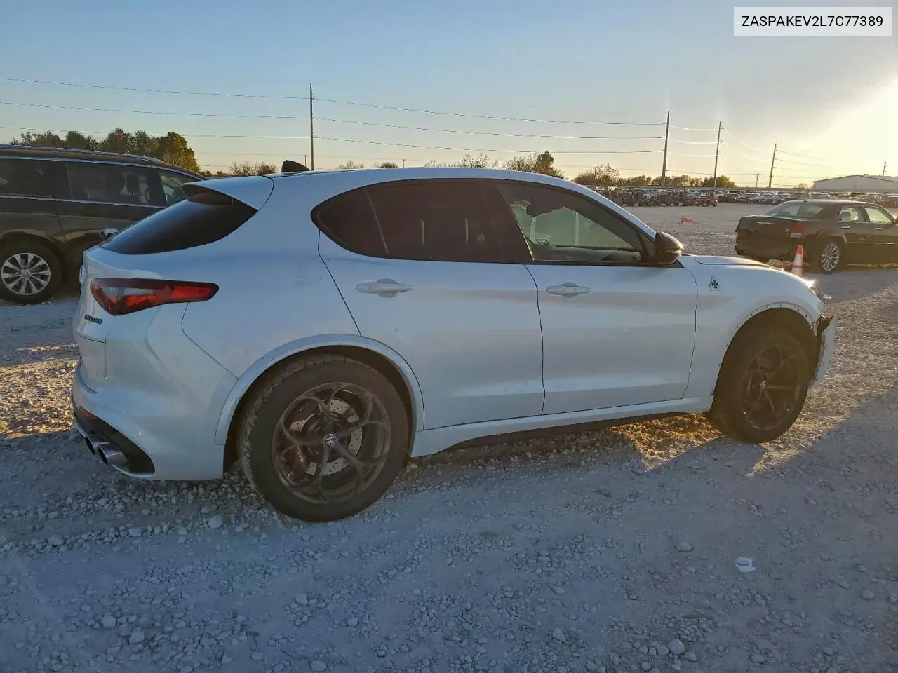 ZASPAKEV2L7C77389 2020 Alfa Romeo Stelvio Quadrifoglio