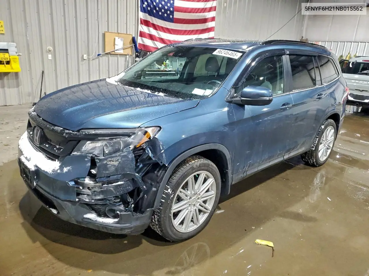 5FNYF6H21NB015562 2020 Honda Pilot Se