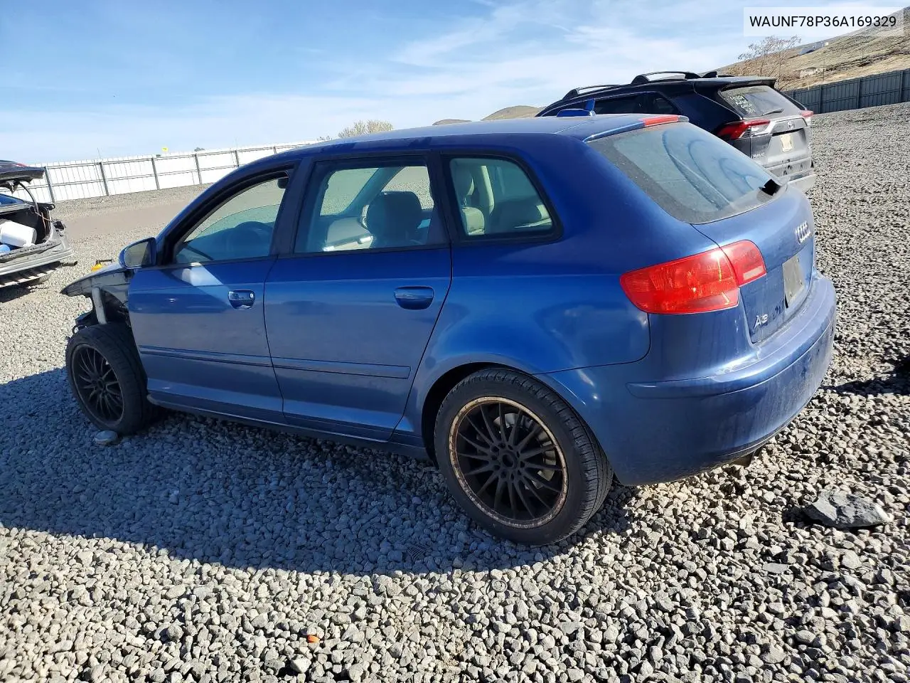 2006 Audi A3 2.0 Premium VIN: WAUNF78P36A169329 Lot: 46514136