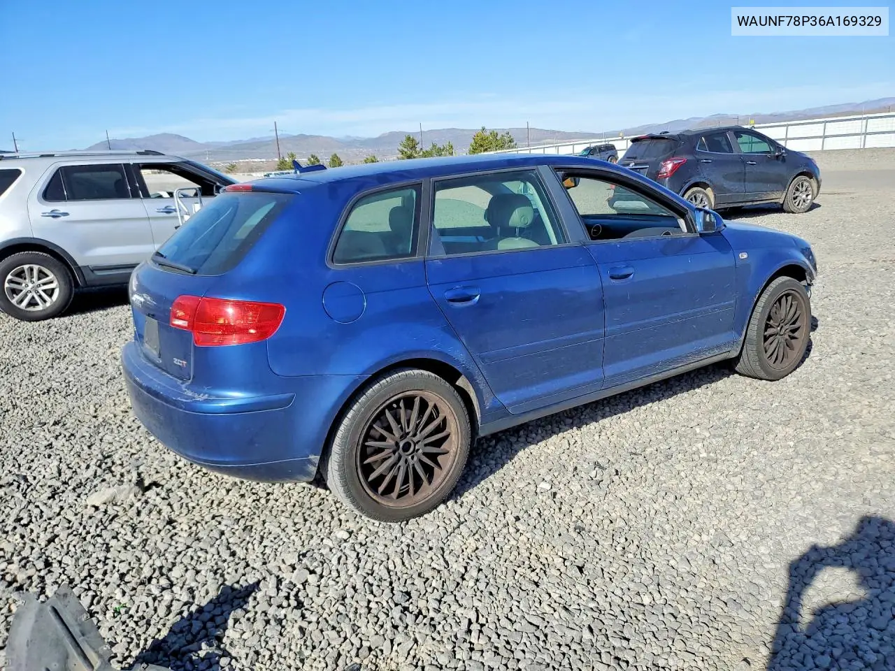2006 Audi A3 2.0 Premium VIN: WAUNF78P36A169329 Lot: 46514136
