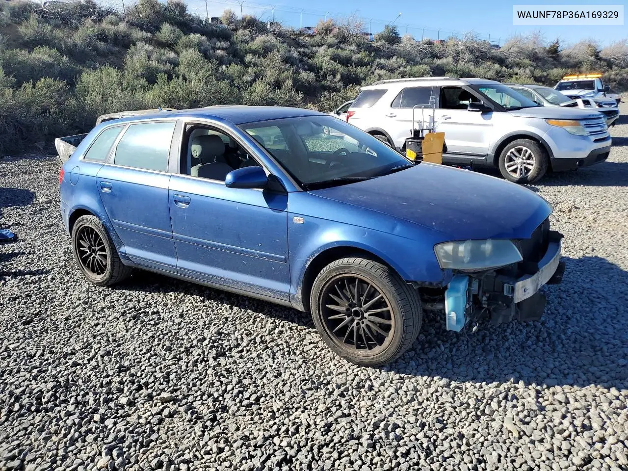 2006 Audi A3 2.0 Premium VIN: WAUNF78P36A169329 Lot: 46514136