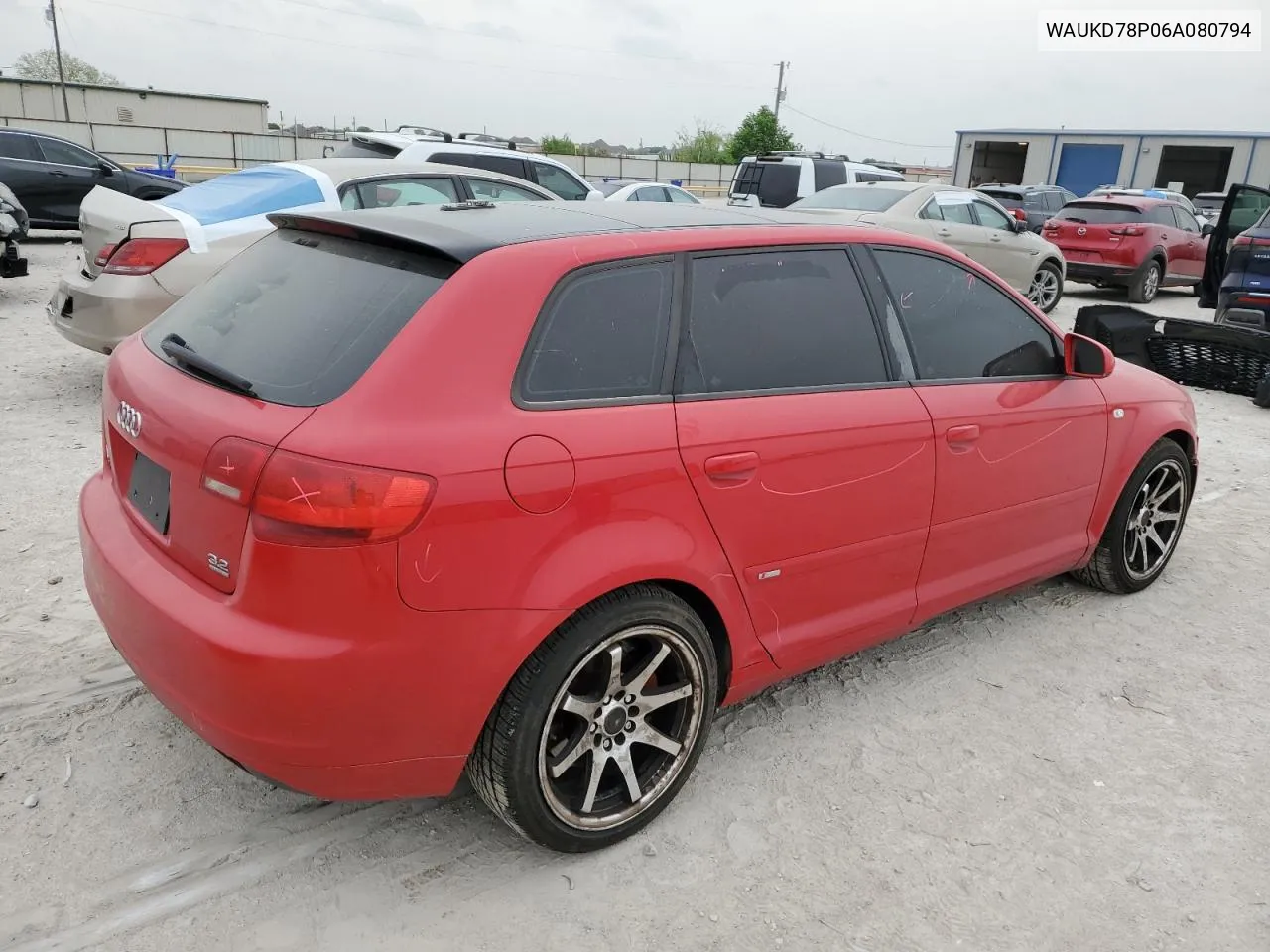 WAUKD78P06A080794 2006 Audi A3 S-Line 3.2 Quattro