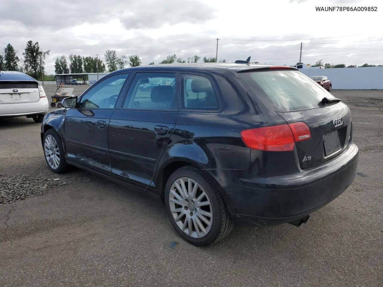 2006 Audi A3 2.0 Premium VIN: WAUNF78P86A009852 Lot: 55247134