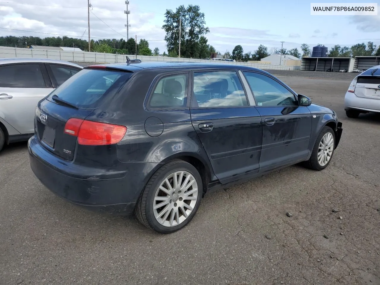 WAUNF78P86A009852 2006 Audi A3 2.0 Premium