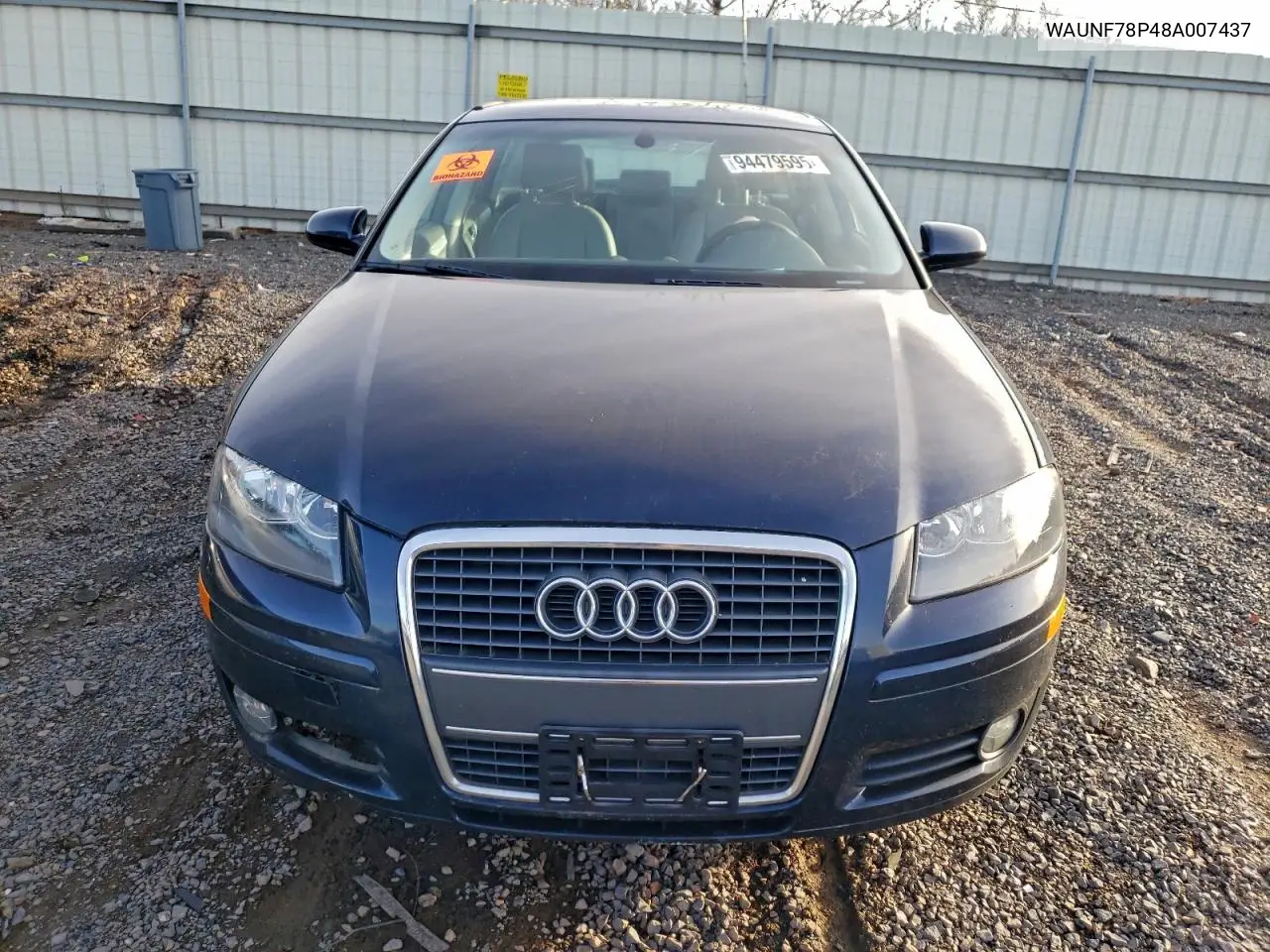 WAUNF78P48A007437 2008 Audi A3 2.0 Premium