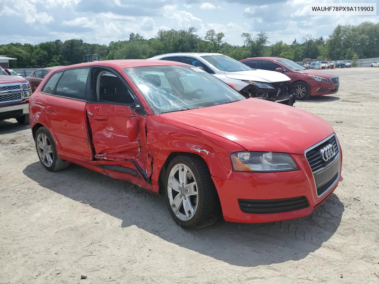 2009 Audi A3 2.0T VIN: WAUHF78PX9A119903 Lot: 53955174