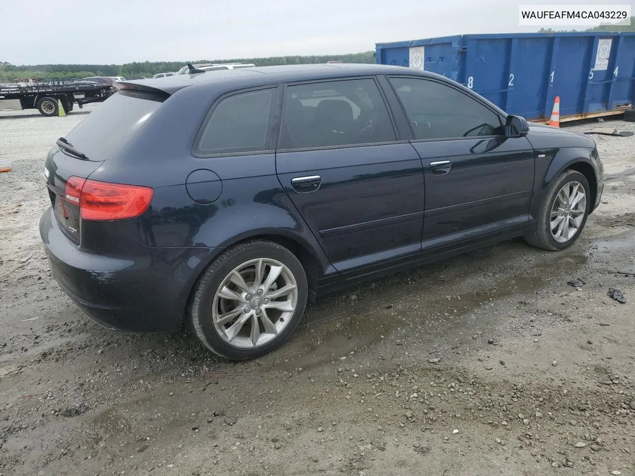 2012 Audi A3 Premium VIN: WAUFEAFM4CA043229 Lot: 54431044