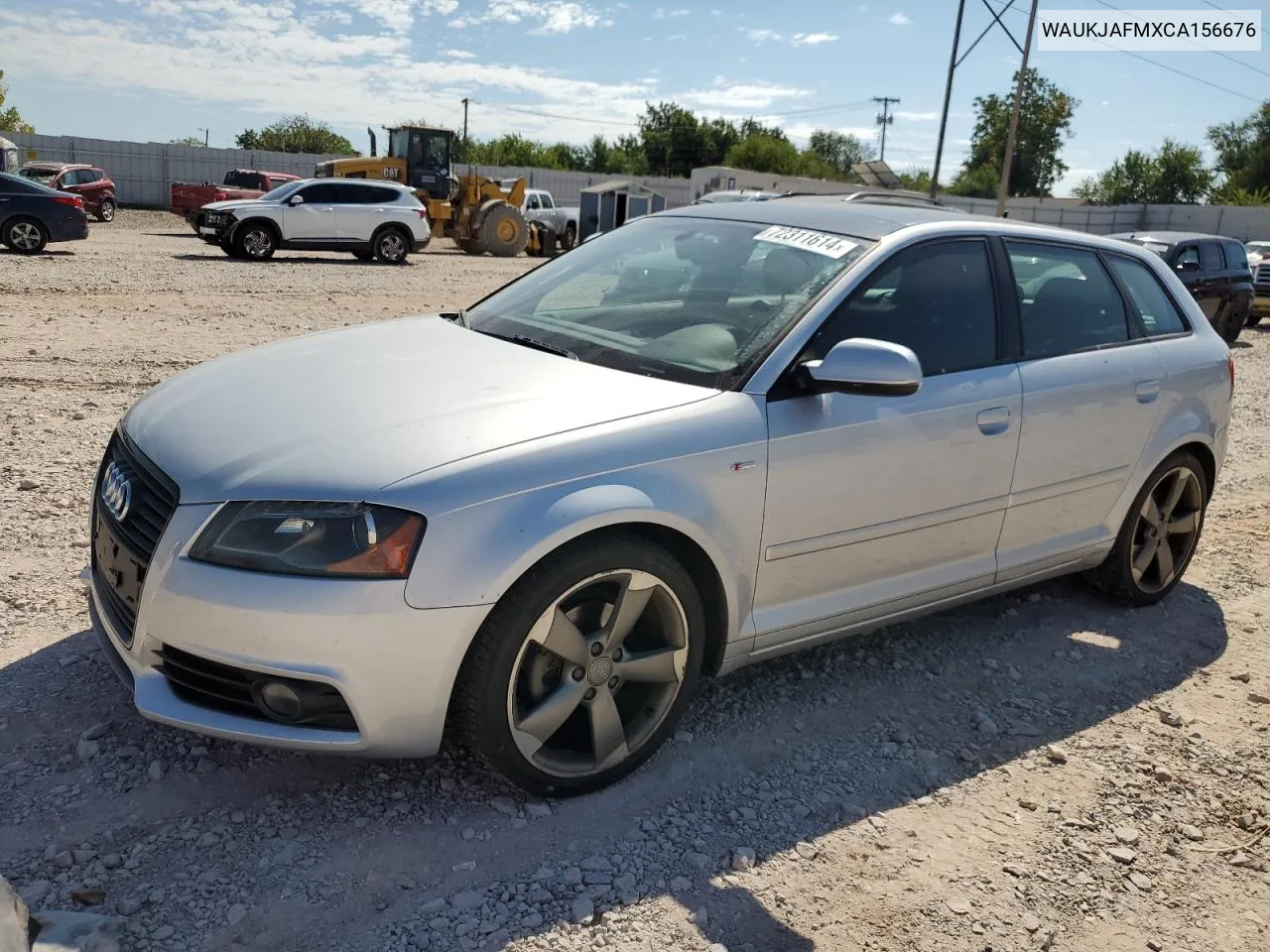 2012 Audi A3 Premium Plus VIN: WAUKJAFMXCA156676 Lot: 72311614