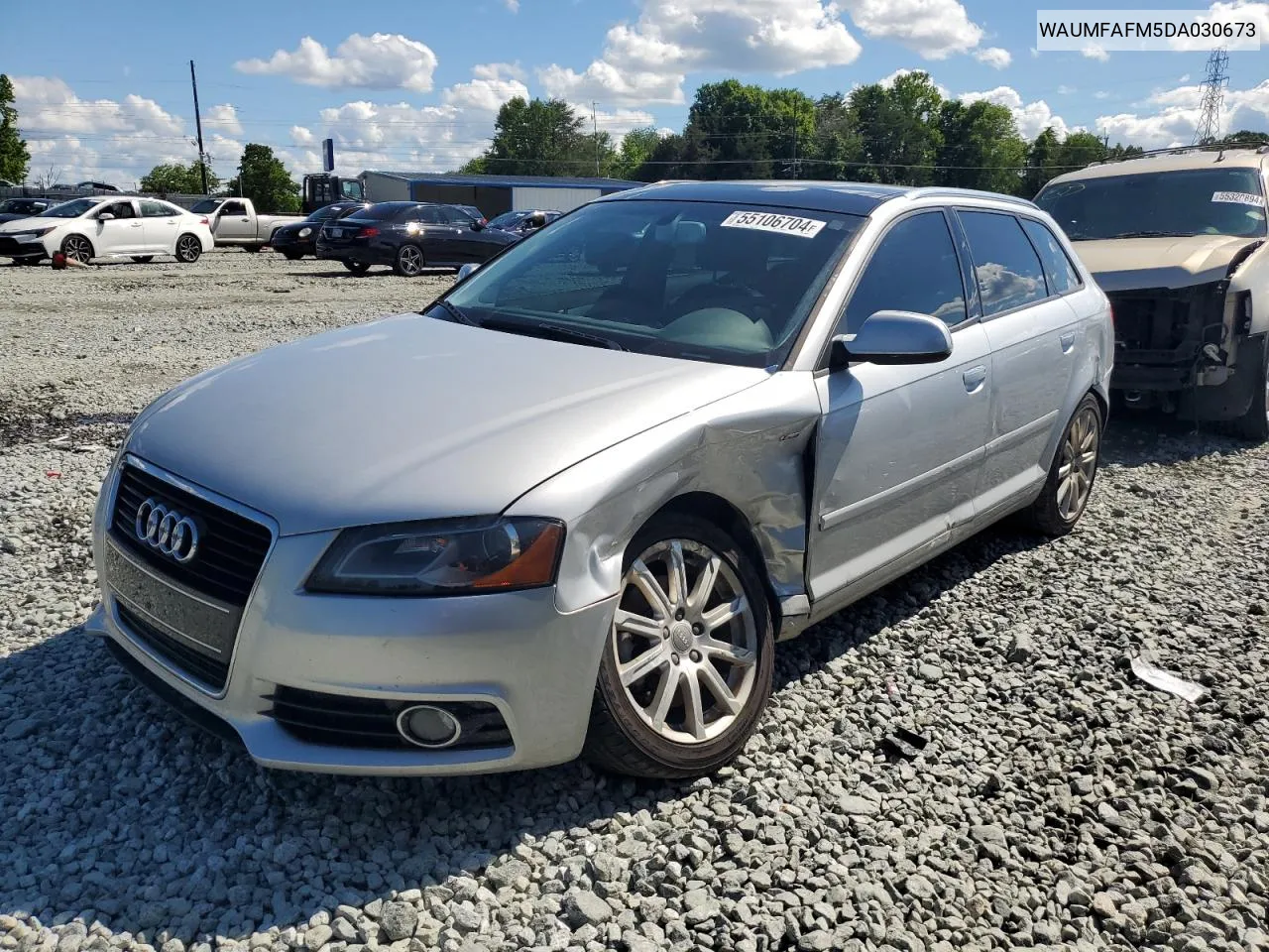 2013 Audi A3 Premium Plus VIN: WAUMFAFM5DA030673 Lot: 55106704