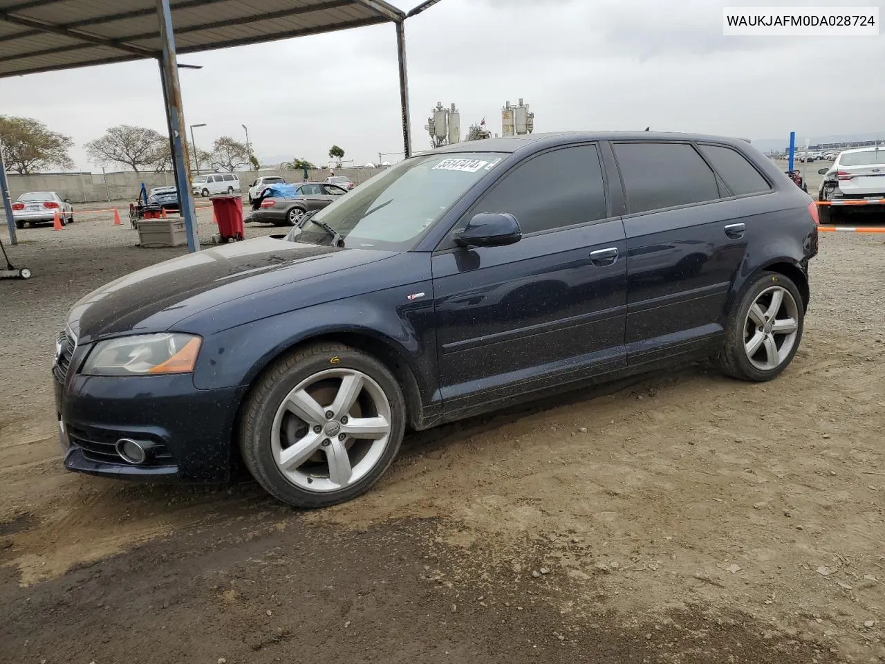 WAUKJAFM0DA028724 2013 Audi A3 Premium Plus