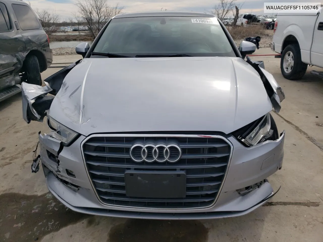 2015 Audi A3 Premium VIN: WAUACGFF5F1105746 Lot: 41069764