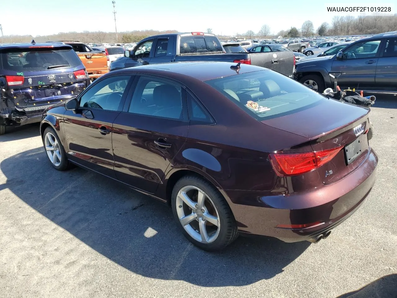 2015 Audi A3 Premium VIN: WAUACGFF2F1019228 Lot: 46069374