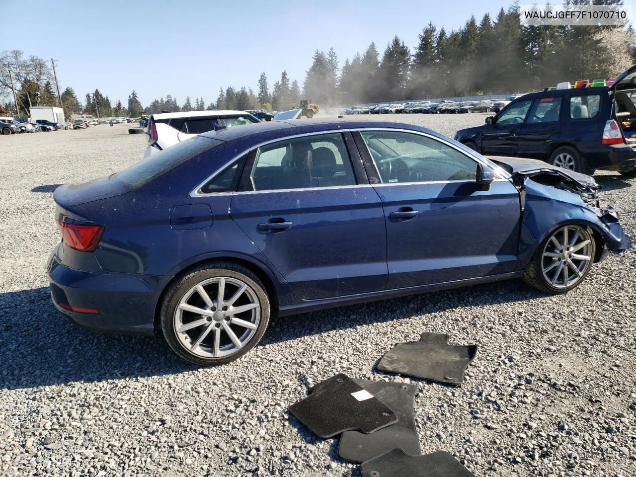 2015 Audi A3 Premium Plus VIN: WAUCJGFF7F1070710 Lot: 51062714