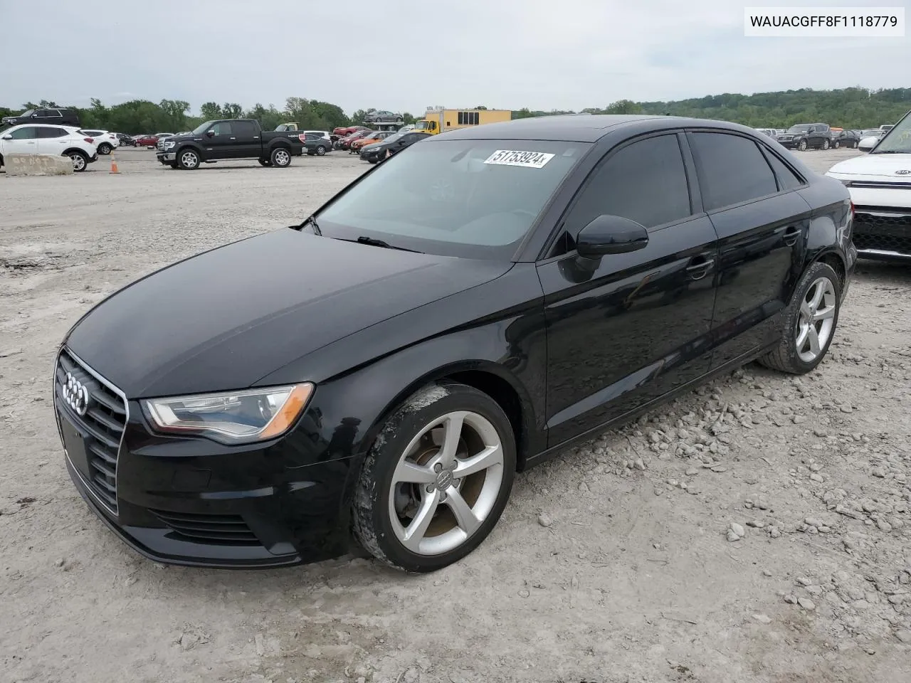 2015 Audi A3 Premium VIN: WAUACGFF8F1118779 Lot: 51753924