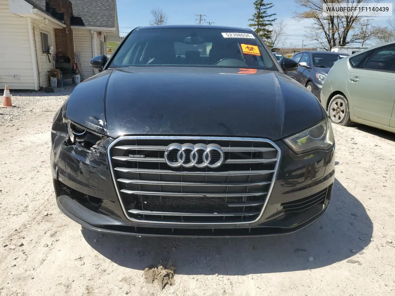 2015 Audi A3 Premium VIN: WAUBFGFF1F1140439 Lot: 52398694