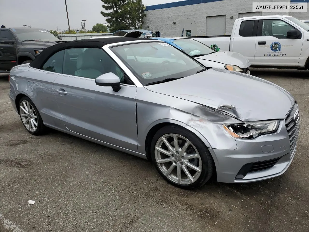 2015 Audi A3 Premium VIN: WAU7FLFF9F1122561 Lot: 54976264