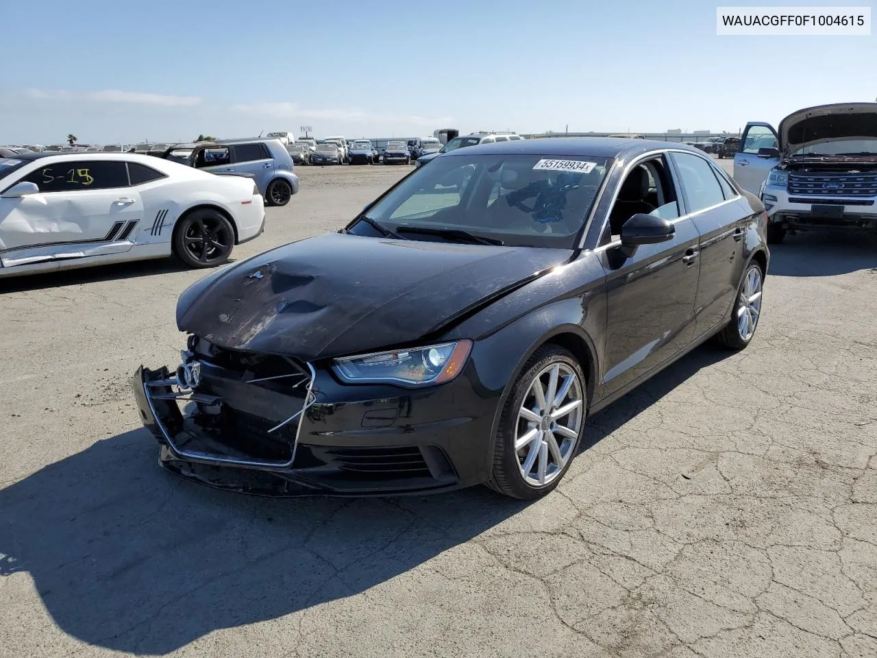 2015 Audi A3 Premium VIN: WAUACGFF0F1004615 Lot: 55159934