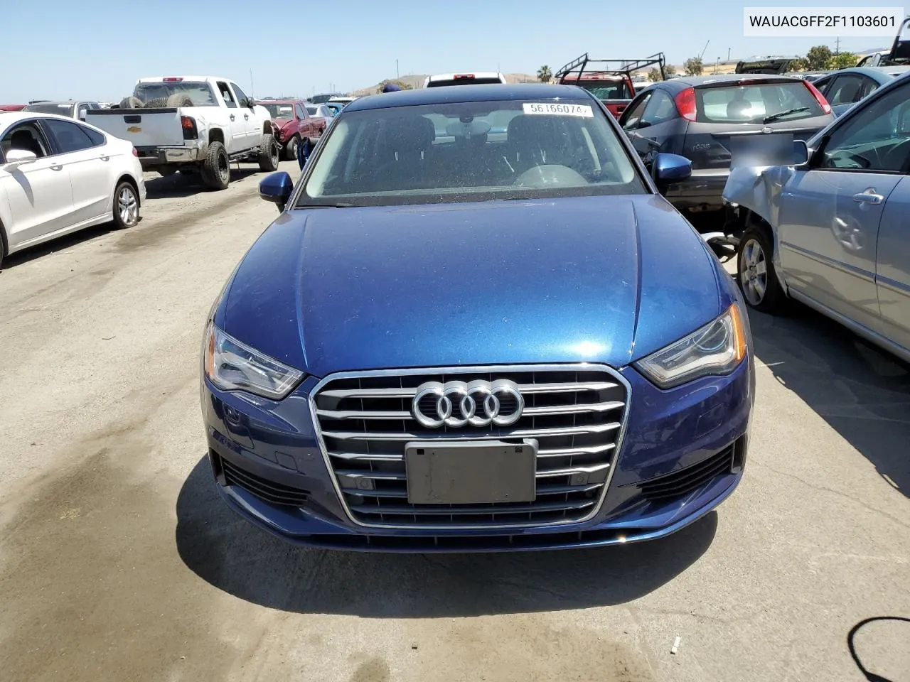 2015 Audi A3 Premium VIN: WAUACGFF2F1103601 Lot: 56166074