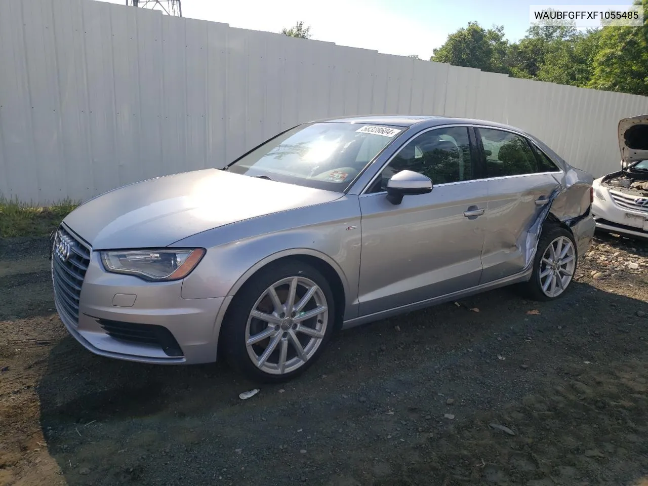 2015 Audi A3 Premium VIN: WAUBFGFFXF1055485 Lot: 58328604