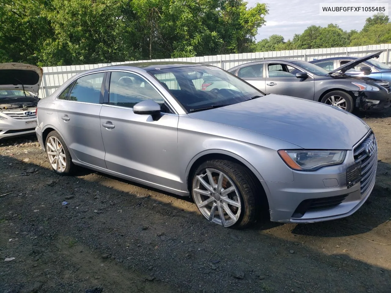 2015 Audi A3 Premium VIN: WAUBFGFFXF1055485 Lot: 58328604