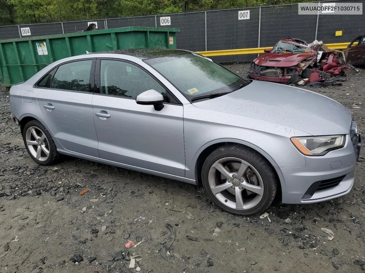 2015 Audi A3 Premium VIN: WAUACGFF2F1030715 Lot: 72033574