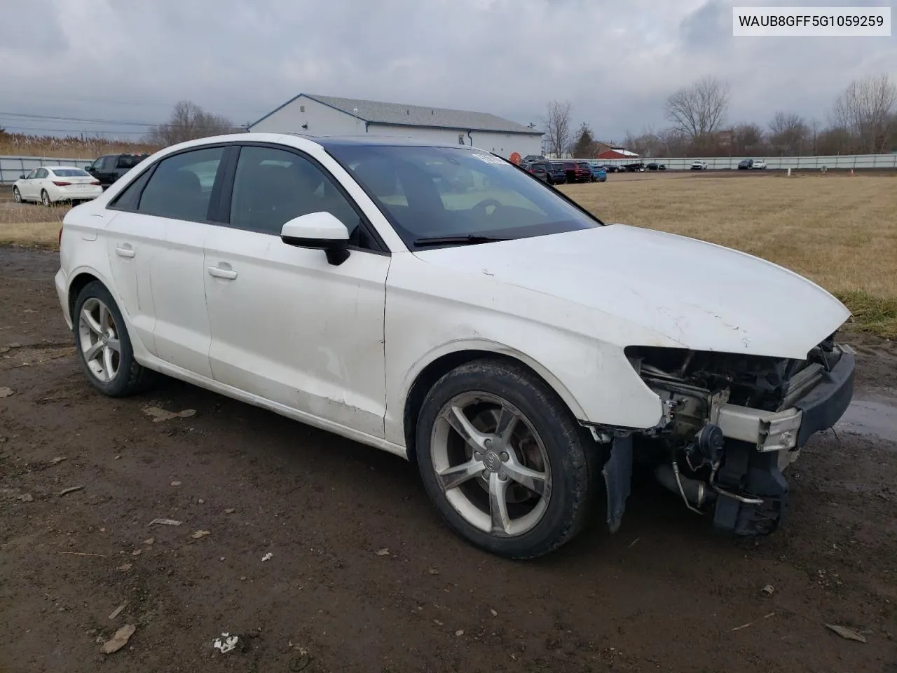 WAUB8GFF5G1059259 2016 Audi A3 Premium