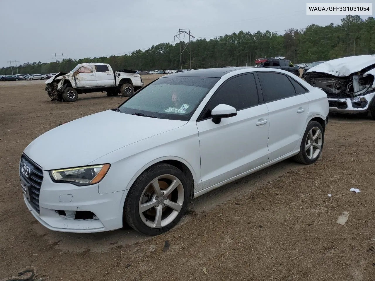 2016 Audi A3 Premium VIN: WAUA7GFF3G1031054 Lot: 47069414