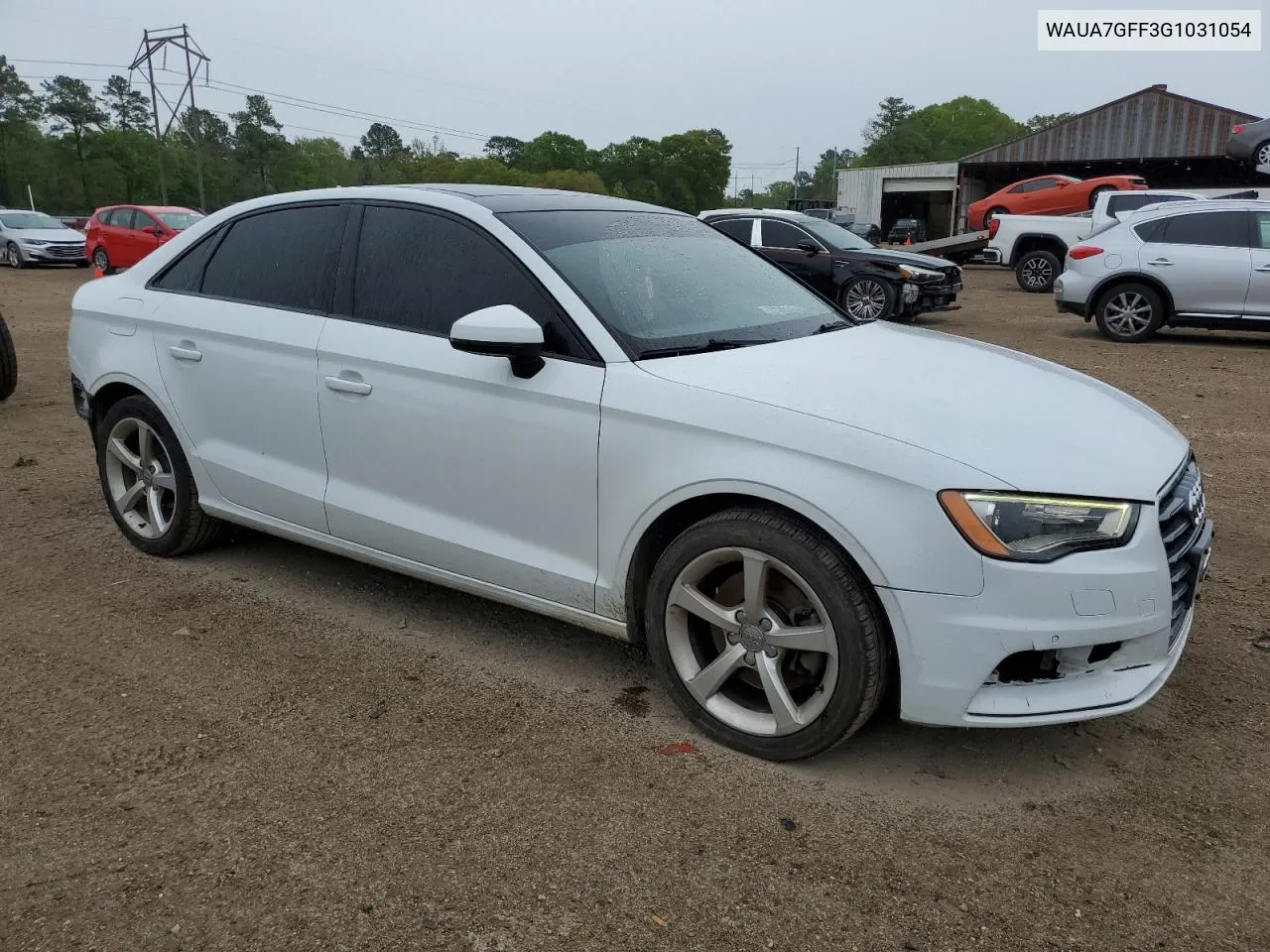 2016 Audi A3 Premium VIN: WAUA7GFF3G1031054 Lot: 47069414