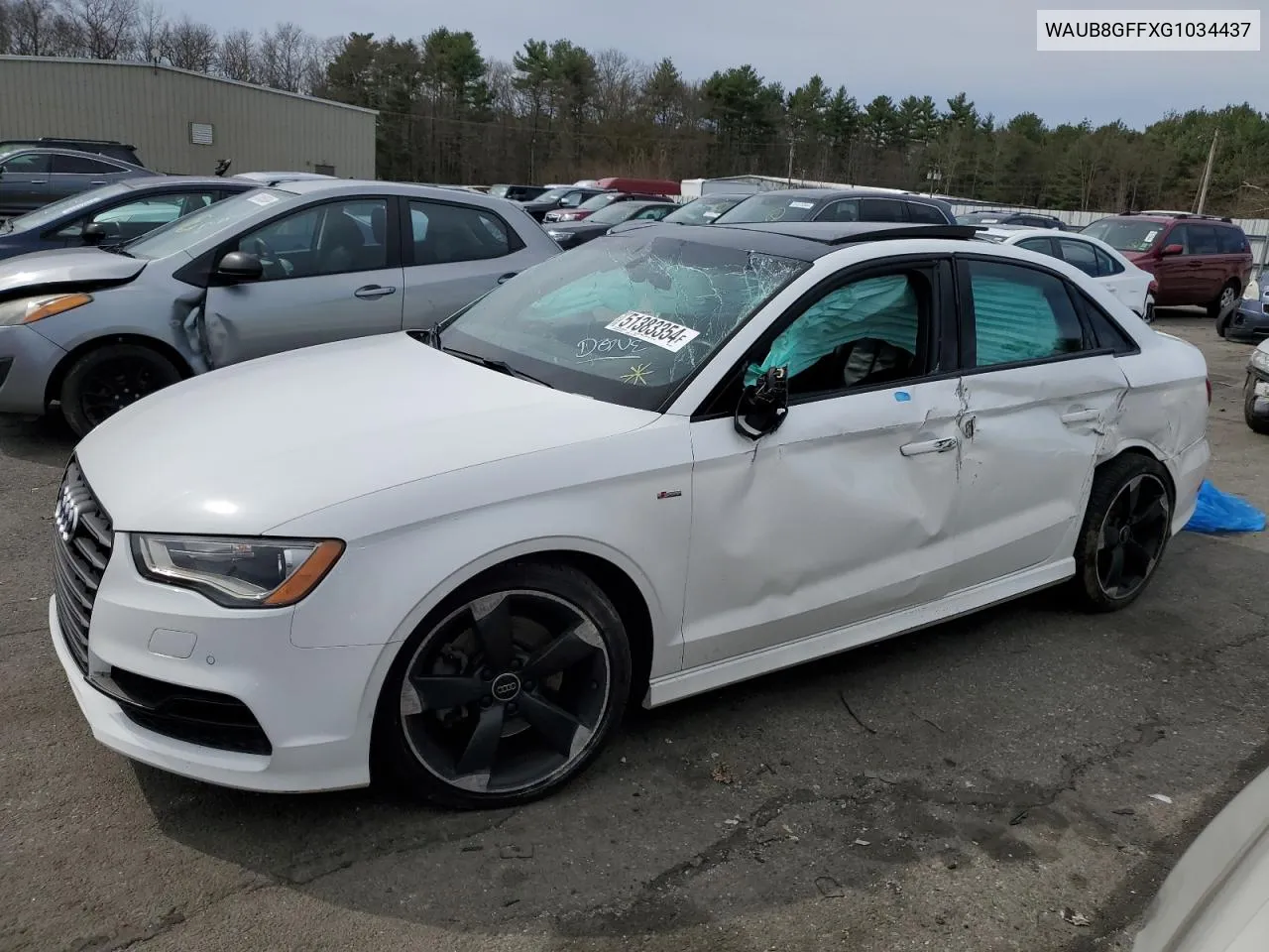 2016 Audi A3 Premium VIN: WAUB8GFFXG1034437 Lot: 51383354