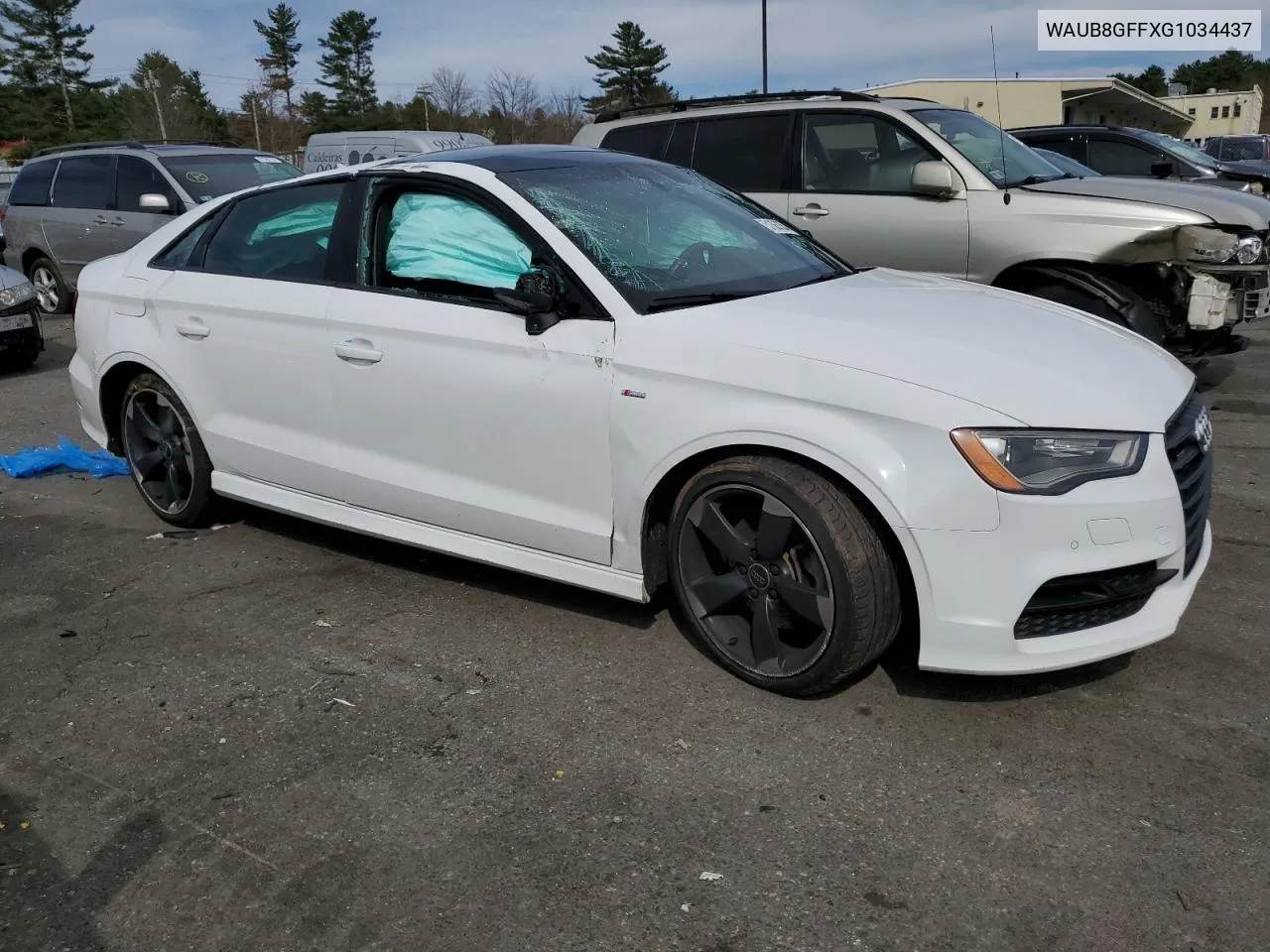 WAUB8GFFXG1034437 2016 Audi A3 Premium