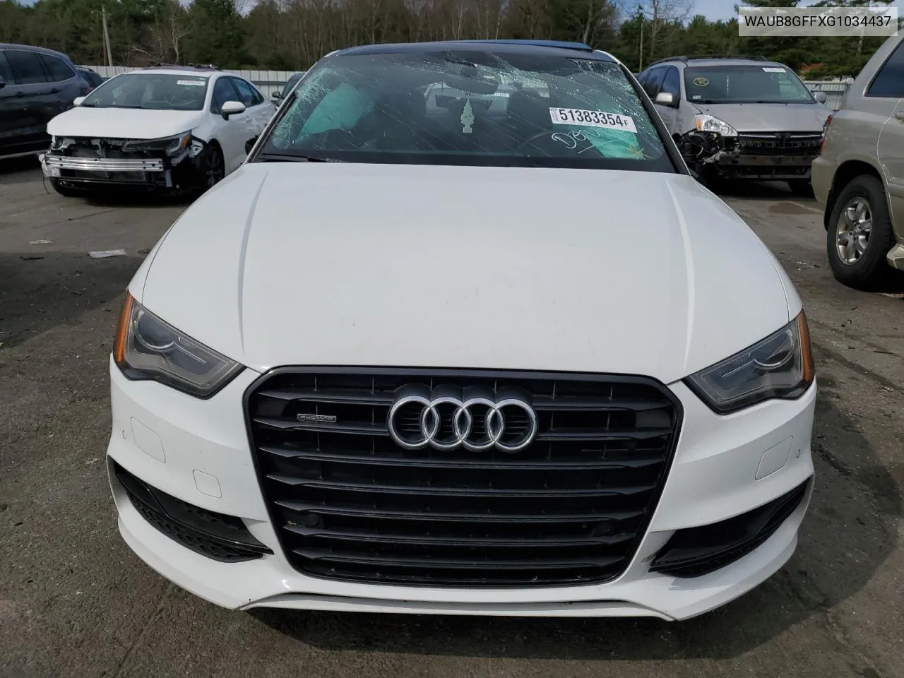 2016 Audi A3 Premium VIN: WAUB8GFFXG1034437 Lot: 51383354