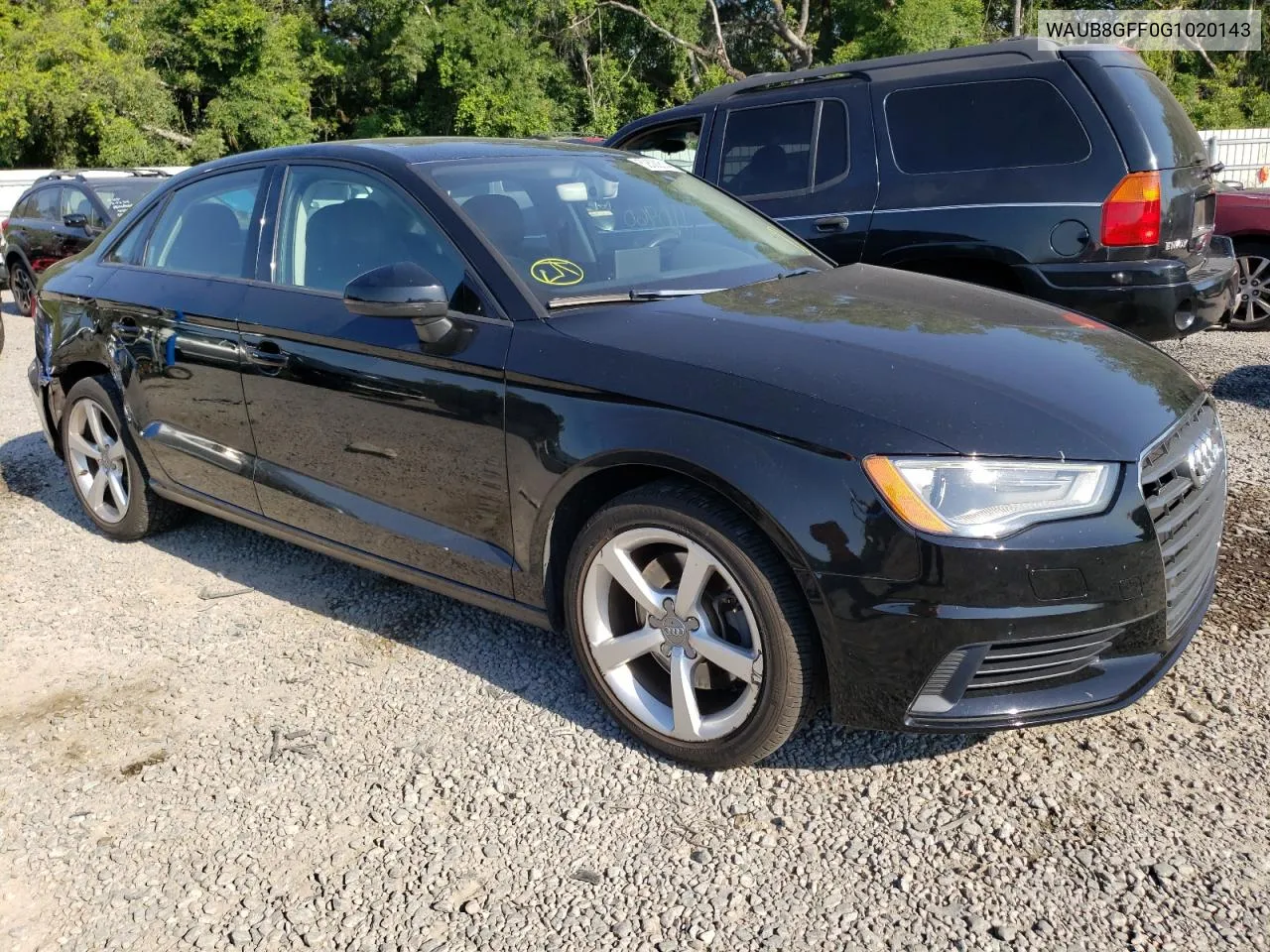 2016 Audi A3 Premium VIN: WAUB8GFF0G1020143 Lot: 52500514