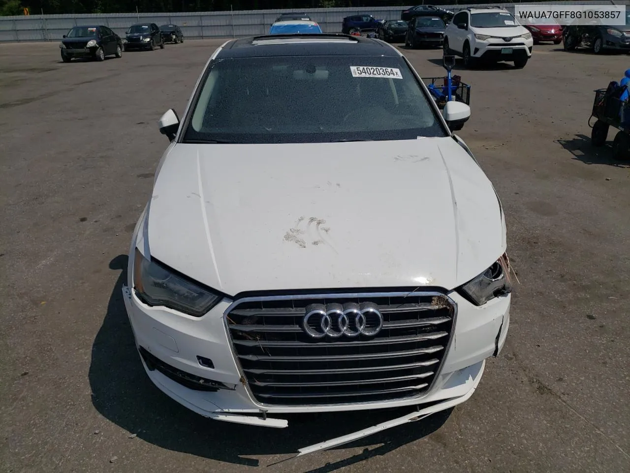 2016 Audi A3 Premium VIN: WAUA7GFF8G1053857 Lot: 54020364