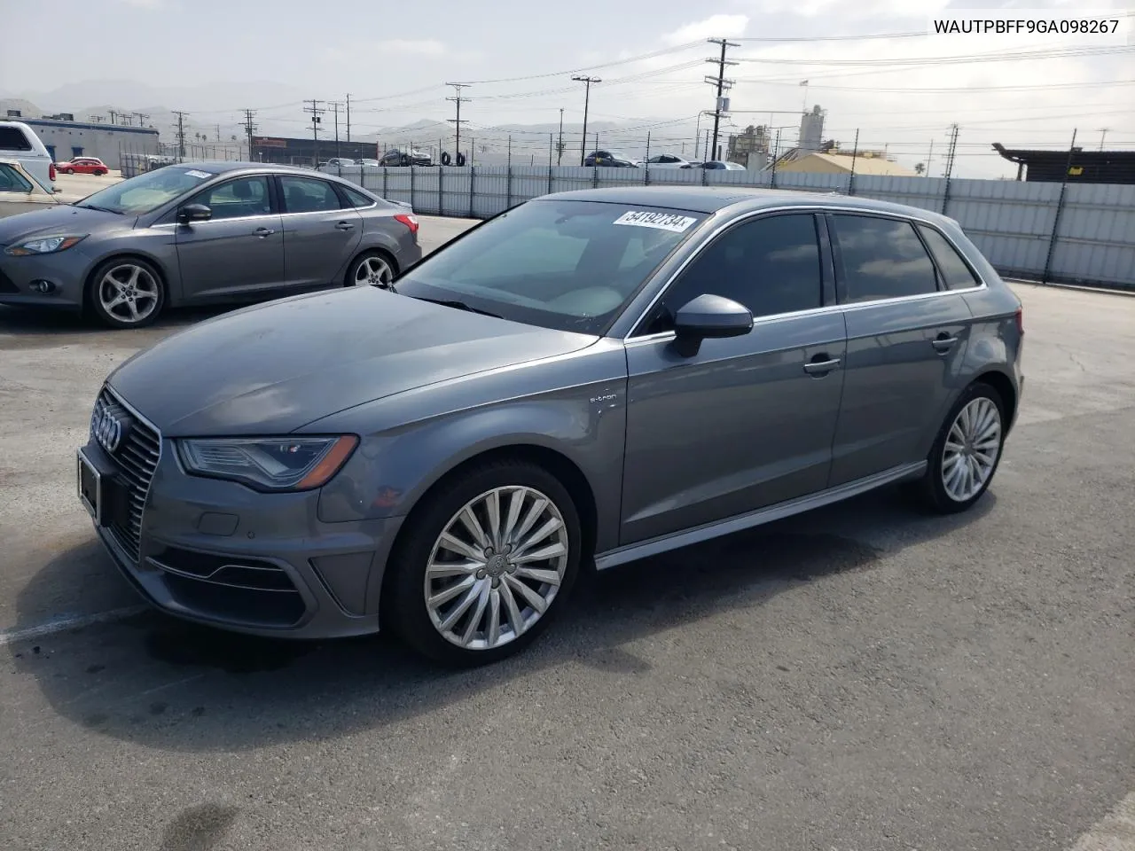 2016 Audi A3 E-Tron Premium Plus VIN: WAUTPBFF9GA098267 Lot: 54192734