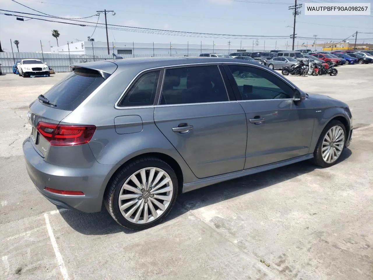 2016 Audi A3 E-Tron Premium Plus VIN: WAUTPBFF9GA098267 Lot: 54192734