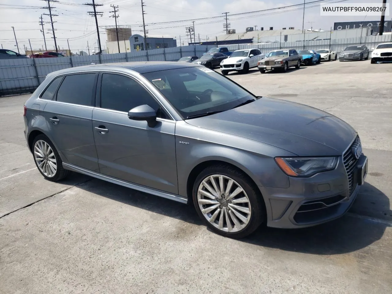 2016 Audi A3 E-Tron Premium Plus VIN: WAUTPBFF9GA098267 Lot: 54192734