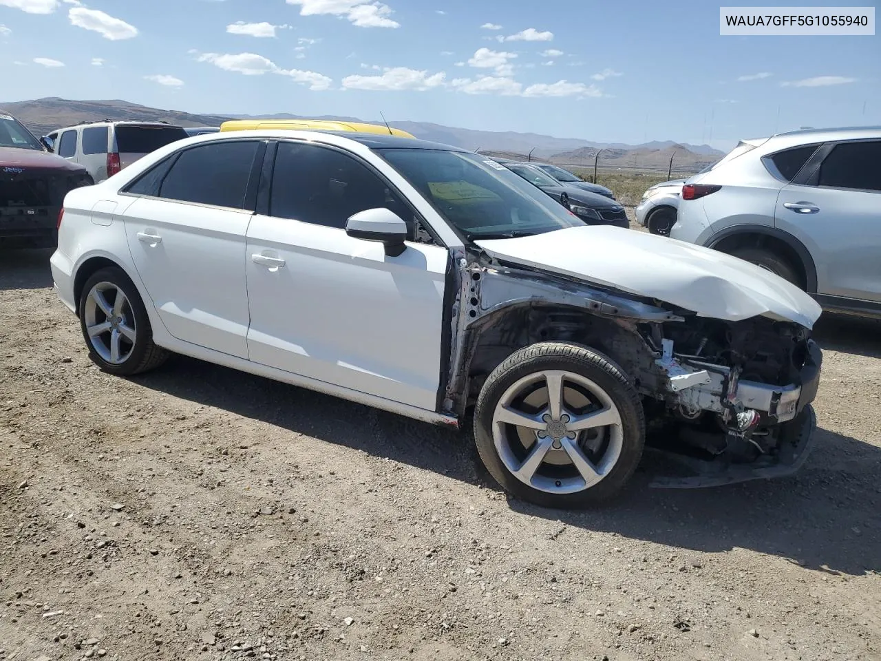 2016 Audi A3 Premium VIN: WAUA7GFF5G1055940 Lot: 56295354