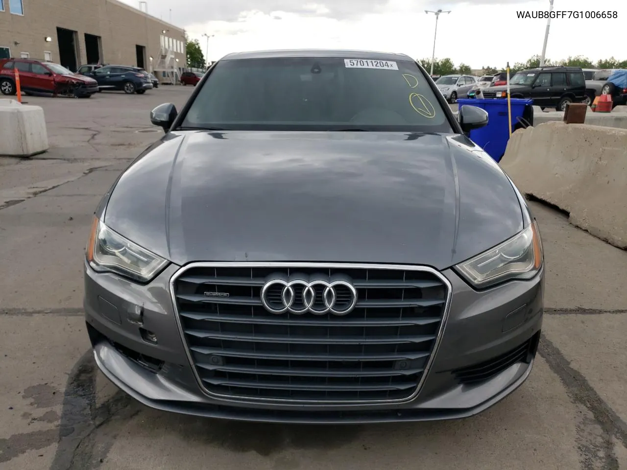 2016 Audi A3 Premium VIN: WAUB8GFF7G1006658 Lot: 57011204