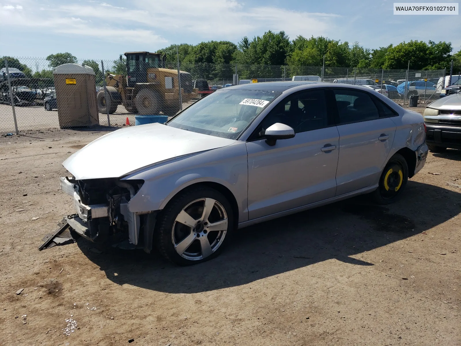 2016 Audi A3 Premium VIN: WAUA7GFFXG1027101 Lot: 59704284