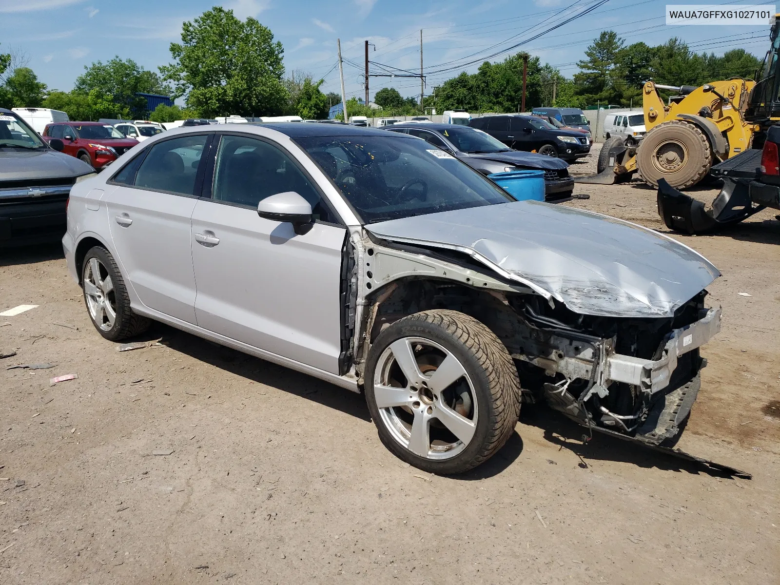 2016 Audi A3 Premium VIN: WAUA7GFFXG1027101 Lot: 59704284