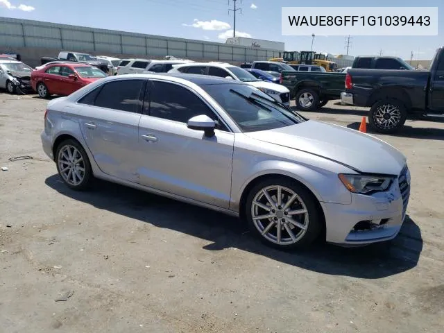 WAUE8GFF1G1039443 2016 Audi A3 Premium Plus