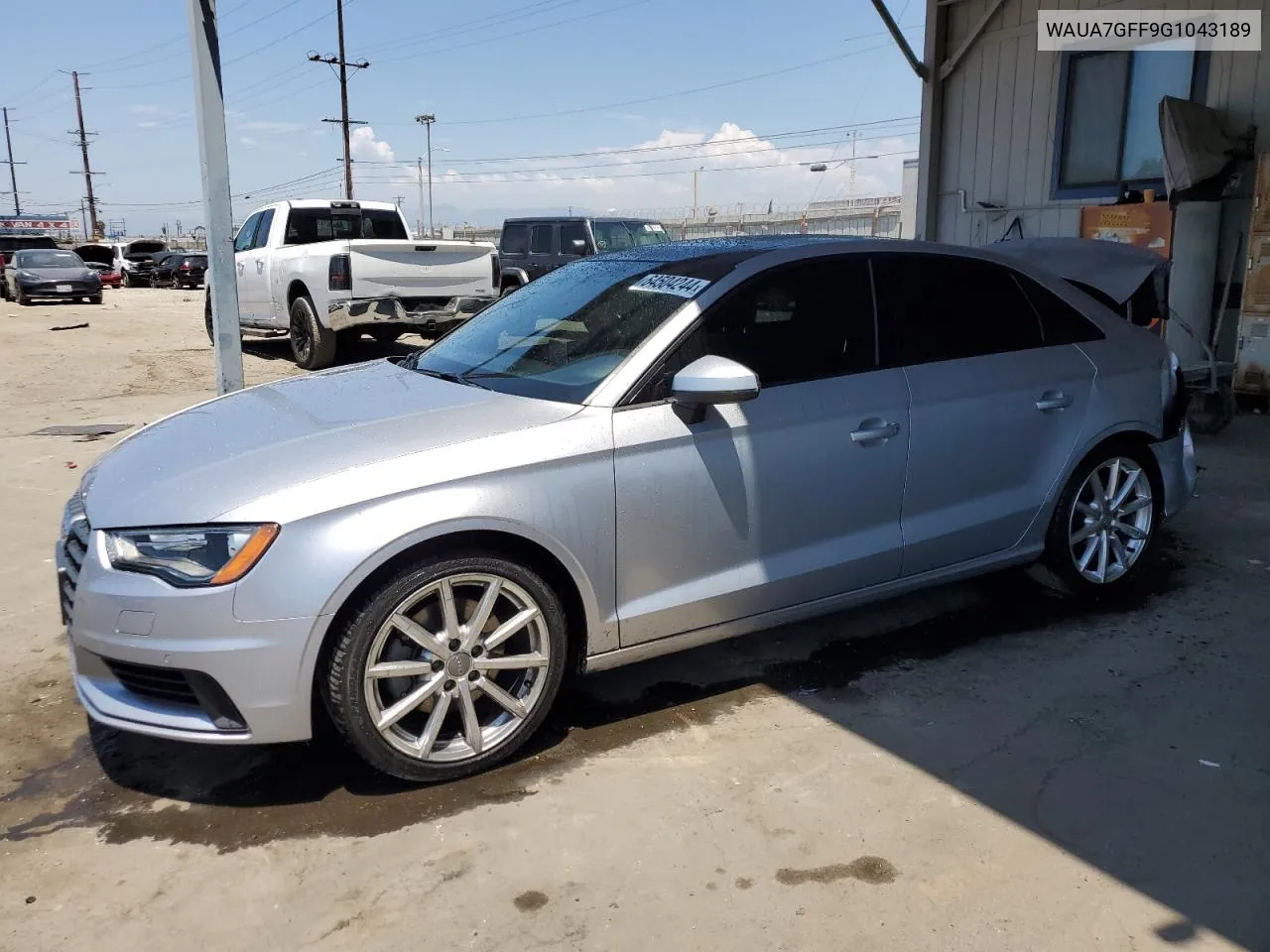 2016 Audi A3 Premium VIN: WAUA7GFF9G1043189 Lot: 64504244