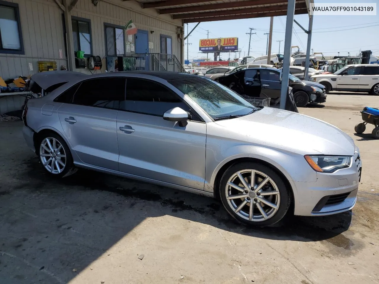 2016 Audi A3 Premium VIN: WAUA7GFF9G1043189 Lot: 64504244