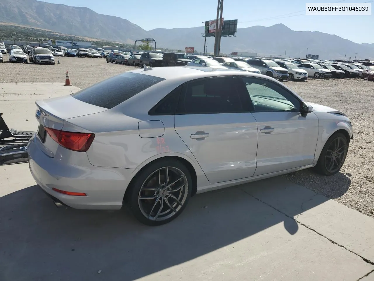 2016 Audi A3 Premium VIN: WAUB8GFF3G1046039 Lot: 67839004