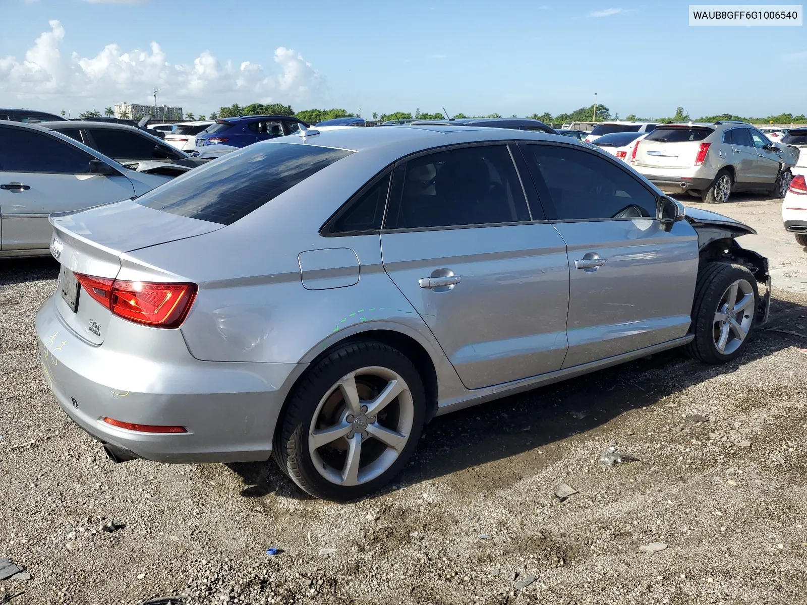 2016 Audi A3 Premium VIN: WAUB8GFF6G1006540 Lot: 68112874