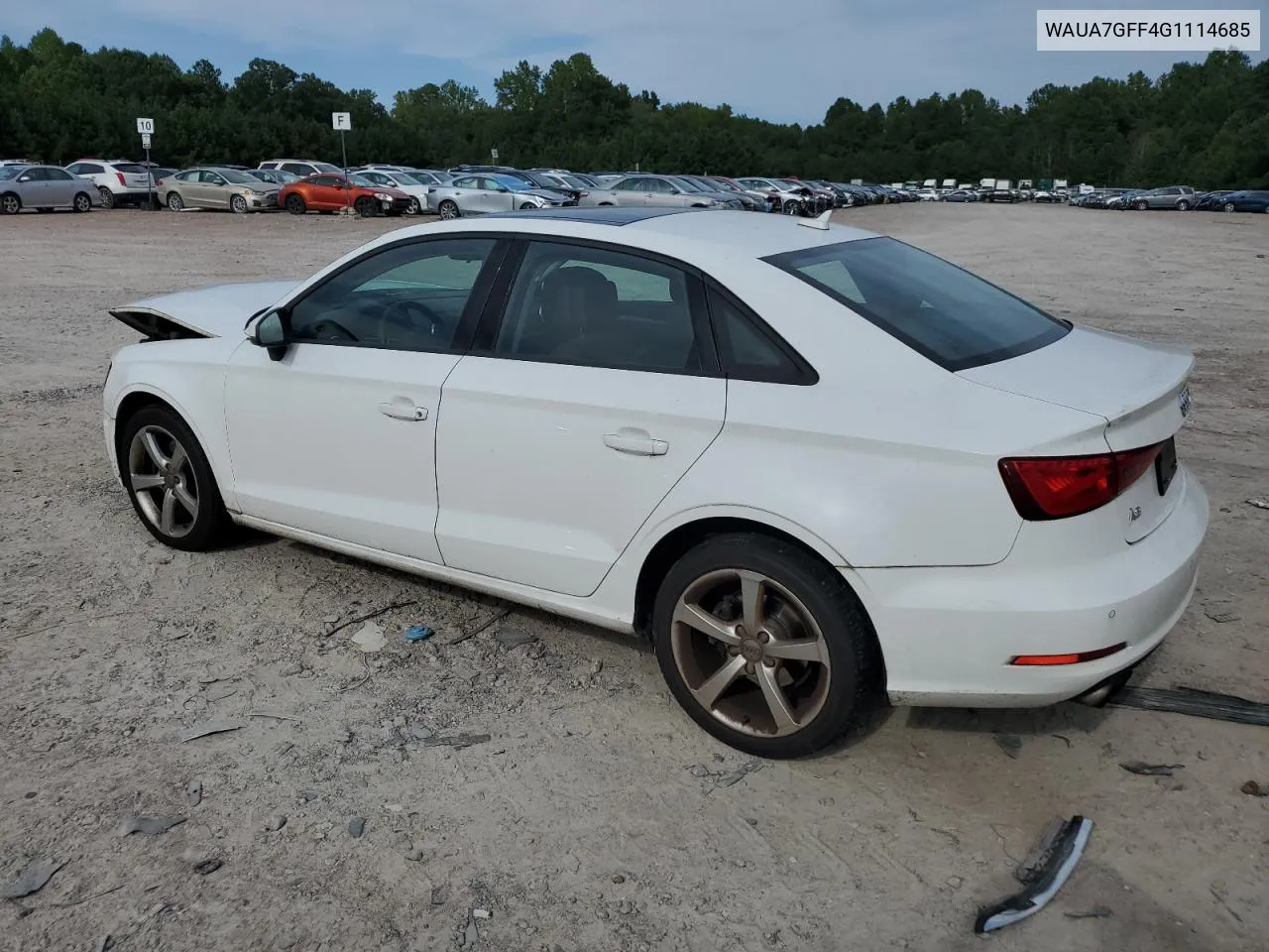 2016 Audi A3 Premium VIN: WAUA7GFF4G1114685 Lot: 71543494