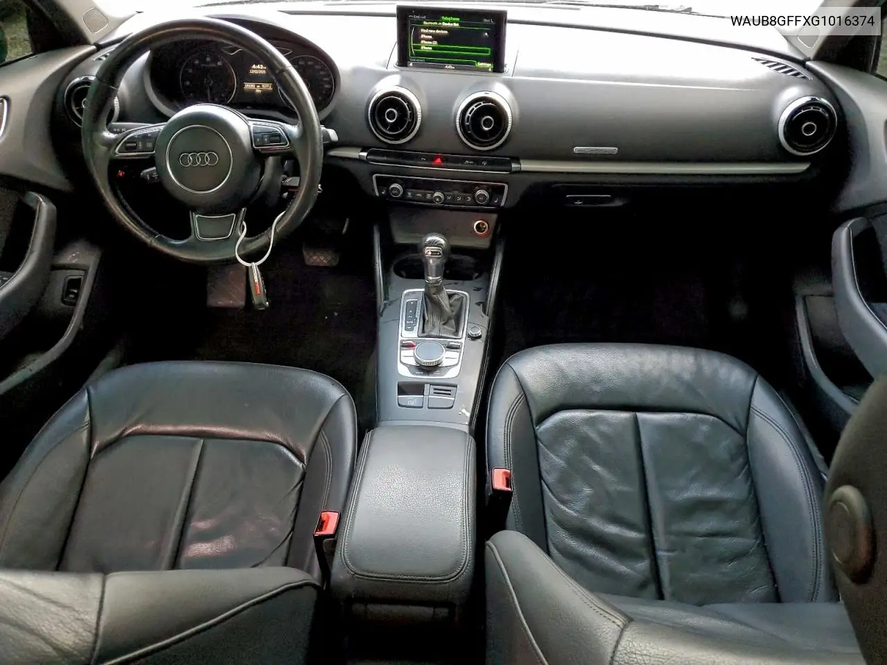 WAUB8GFFXG1016374 2016 Audi A3 Premium