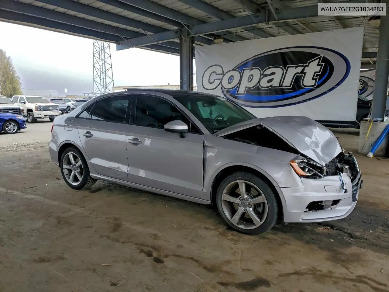 WAUA7GFF2G1034883 2016 Audi A3 Premium