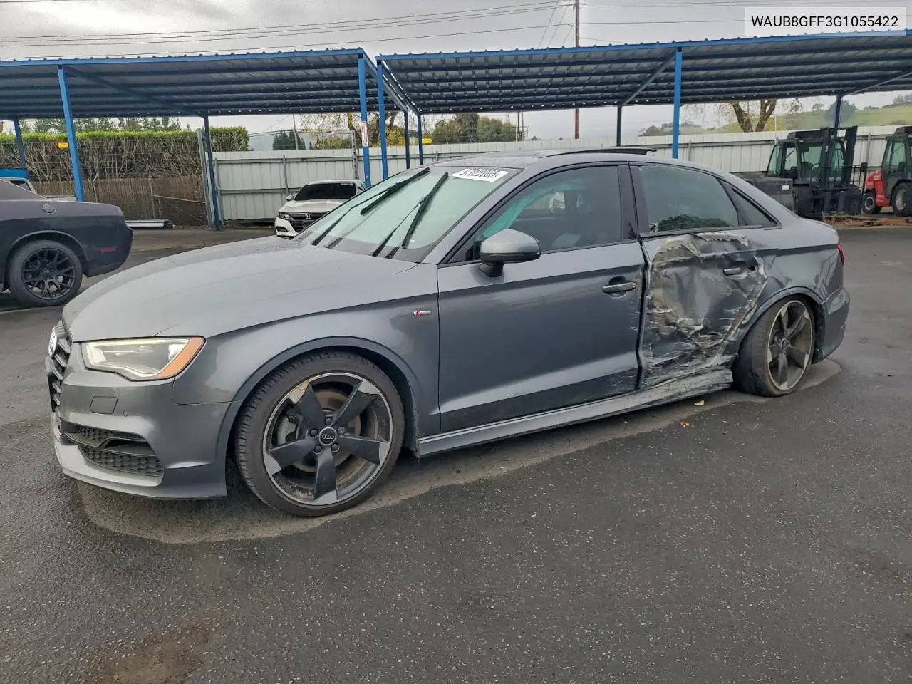 WAUB8GFF3G1055422 2016 Audi A3 Premium